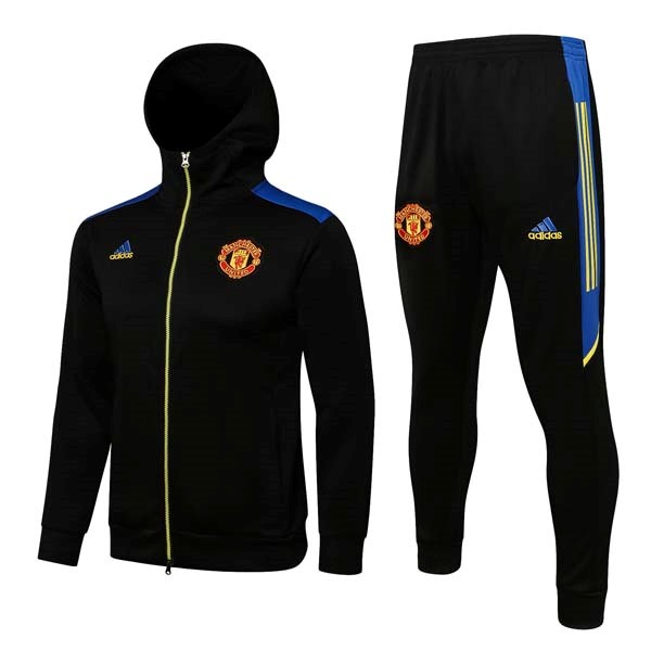 Hoodies Manchester United 2021-22 Schwarz